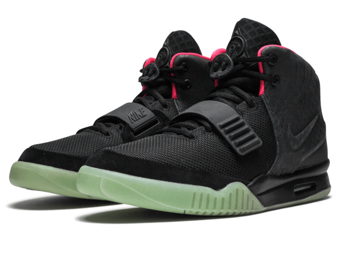 4. Nike Air Yeezy 2 Solar Red