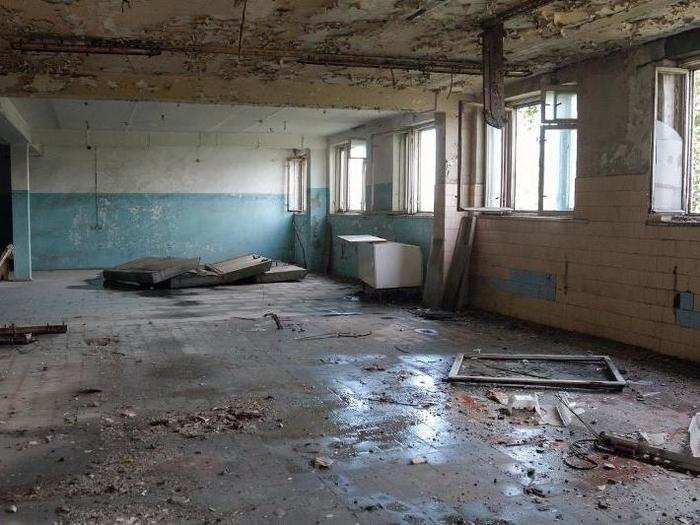 Inside the abandoned buildings, Radionova said, she discovered pressurized containers with unknown "chemically hazardous substances."