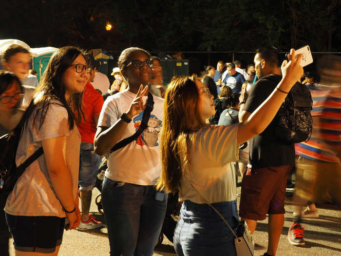 Attendance varies wildly, from local teens taking selfies to out-of-towners who smartly made time for New York City