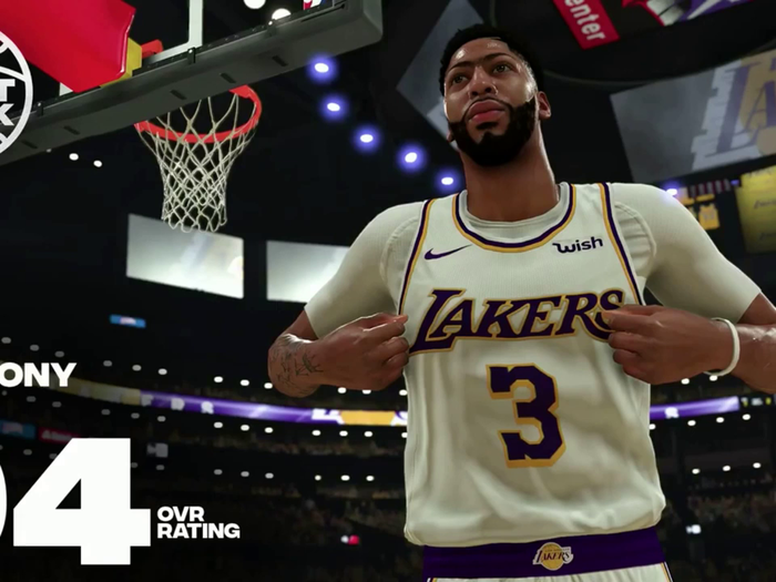 7. Anthony Davis, Los Angeles Lakers, 94 Overall