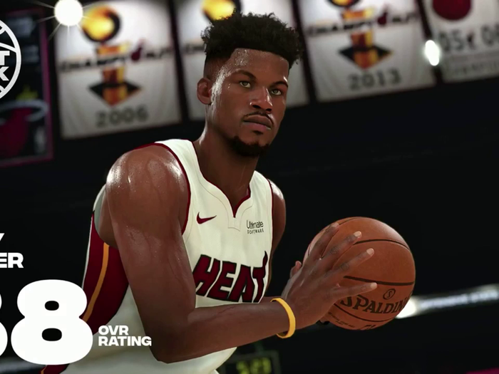 16. Jimmy Butler, Miami Heat, 88 Overall