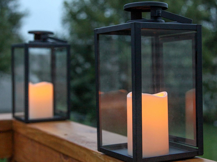 The best flameless candle for outdoors