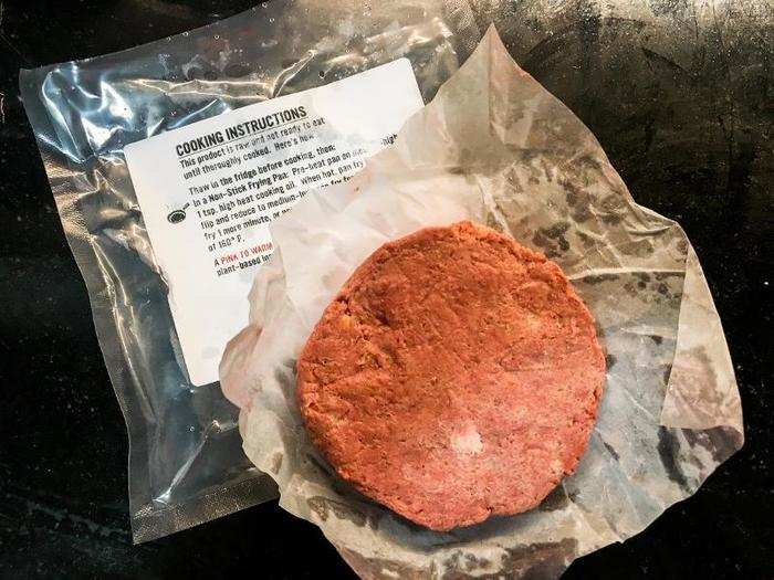 The Awesome Burger came with handy-dandy cooking instructions. They are pre-seasoned and salted, but you can add your own seasonings, too. I chose to cook mine plain.