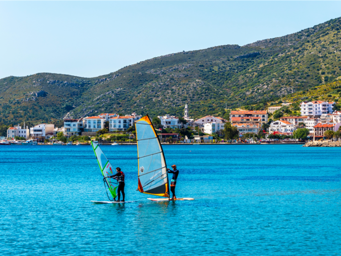 Poor road access and distance from airports have left much of the peninsula pristine. Most tourists visit via cruise ship, and Turks living in inland cities own second homes there.