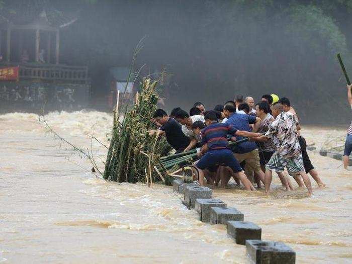 In mid-2019, China experienced another flood due to heavy rain.