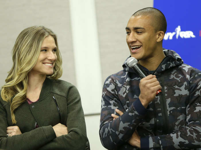 Ashton Eaton and Brianne Theisen-Eaton