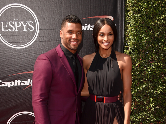 Russell Wilson and Ciarra