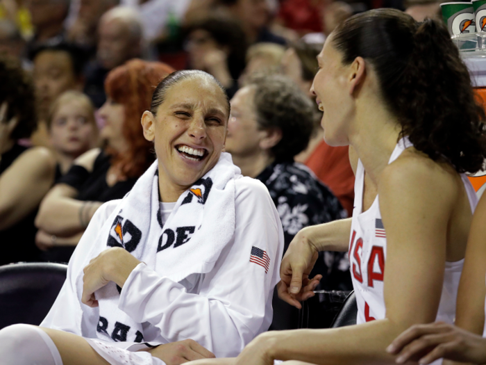 Penny Taylor and Diana Taurasi