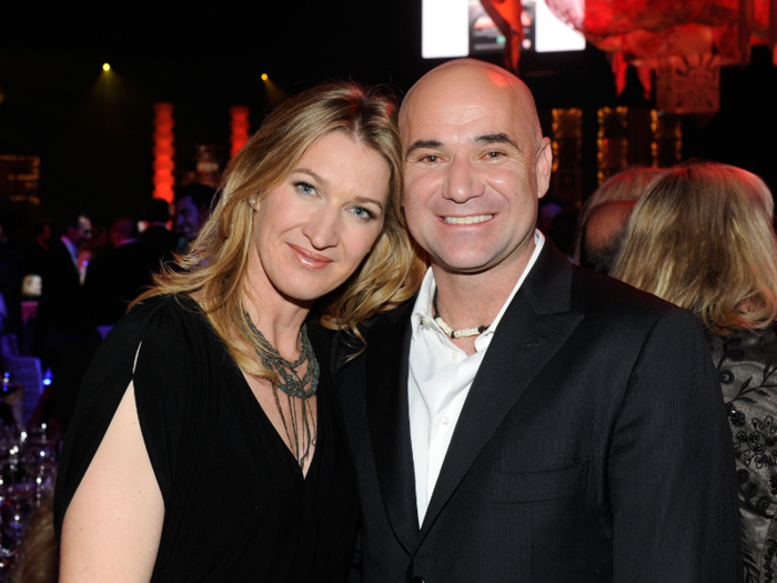 Andre Agassi and Steffi Graf