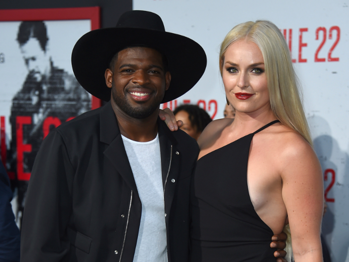 P.K. Subban and Lindsey Vonn