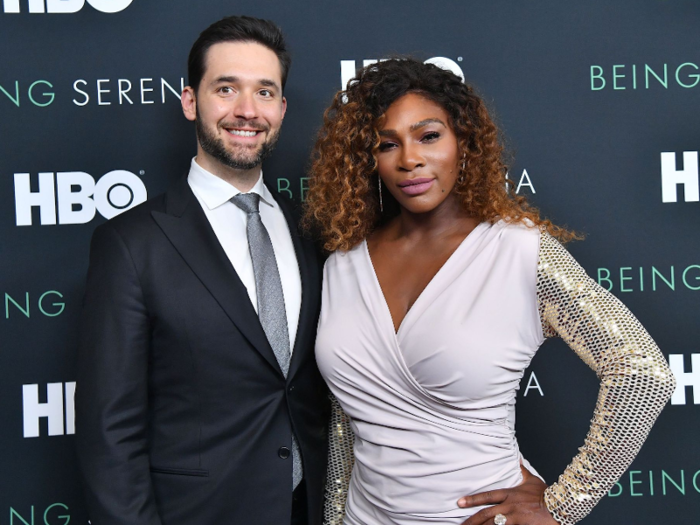 Serena Williams and Alexis Ohanian