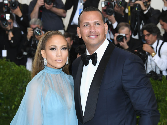 Jennifer Lopez and Alex Rodriguez