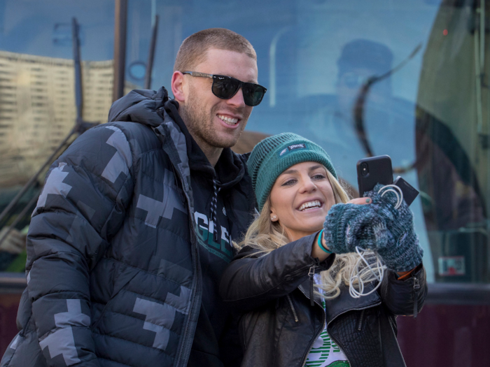 Julie and Zach Ertz