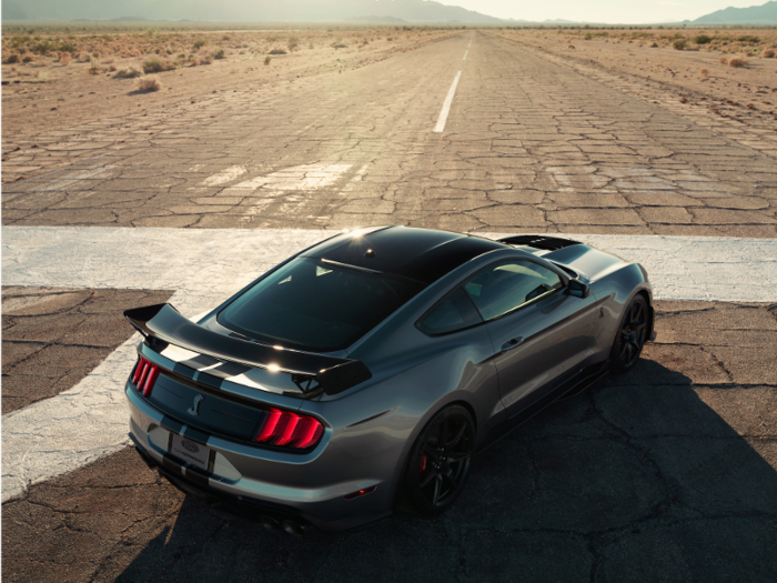 This beast is ready to take on all comers. "The new Shelby GT500 will surprise supercar owners with its Ford Performance racing tech, supercharged engine and visceral swagger," Jim Farley, Ford