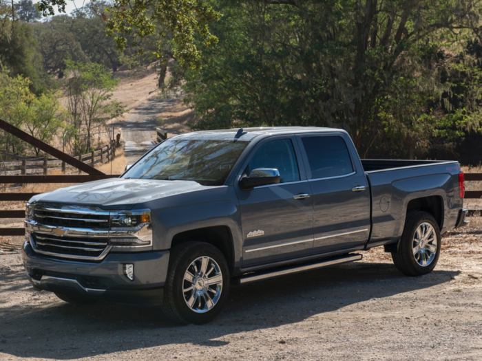 8. Chevrolet Silverado 1500 crew cab