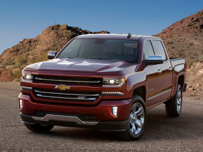 14. Chevrolet Silverado 1500 crew cab 4WD