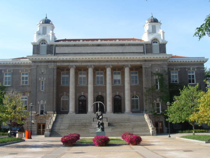 19. Syracuse University — Syracuse, New York