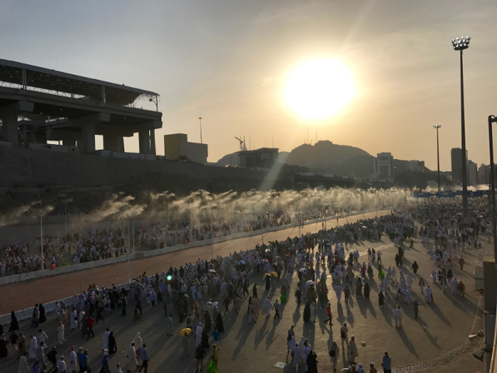 If carbon emissions continue at their current rate, by 2100, Mecca