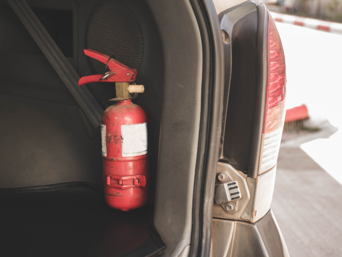 Drivers in Bulgaria must carry fire extinguishers in their cars at all time.