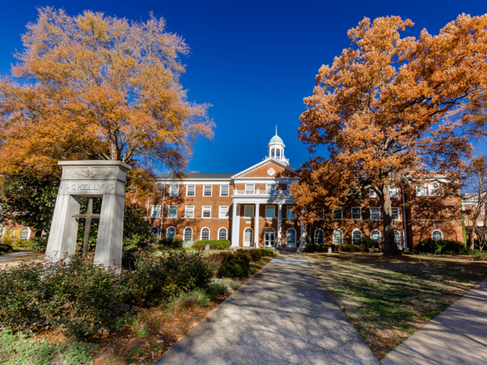 1. Elon University in Elon, North Carolina