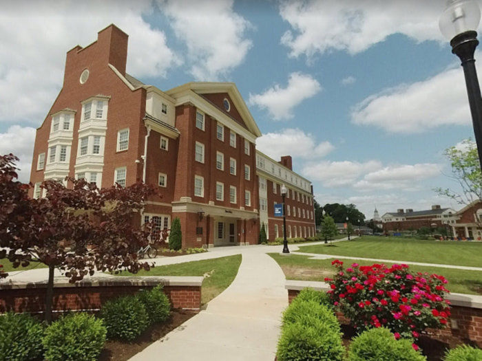 10. Bucknell University in Lewisburg, Pennsylvania