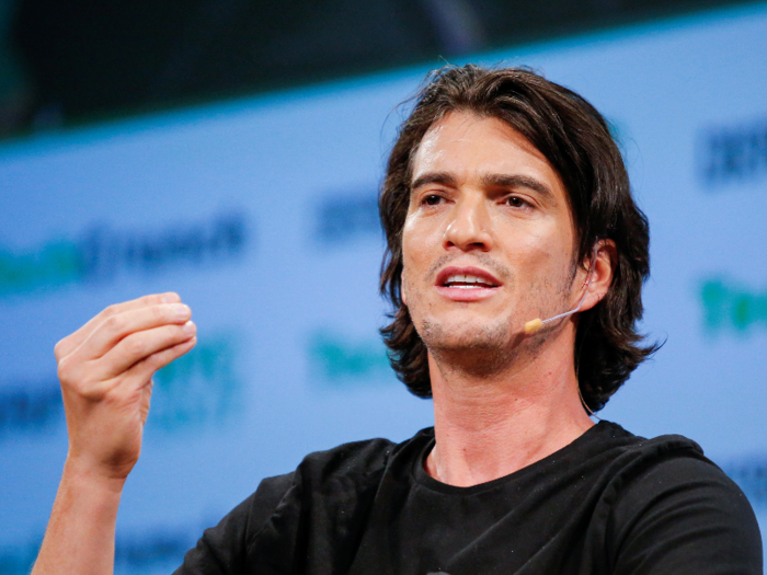 The founder of WeWork was making baby wear when he created the office space company.