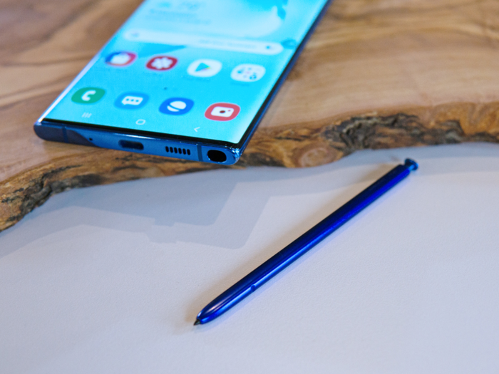 Samsung also added a new feature to the S Pen called "Air Actions" that lets you control the camera from a few feet away with gestures, like switching to selfie mode or video mode, and even zooming.