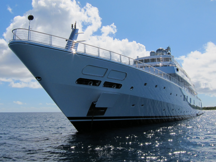 Geffen is known for cruising the seas and hosting celebrity guests on his 453-foot superyacht, Rising Sun.