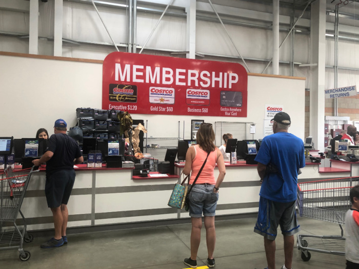 My first stop inside was the membership desk, where I intended to get a guest pass. But I was shocked to learn that Costco doesn