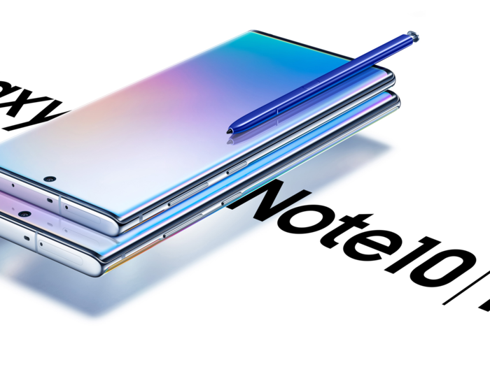 The Galaxy Note 10 has slightly less powerful specs than the Galaxy Note 10 Plus.