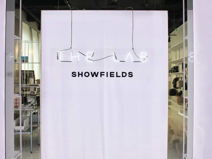 Our last stop of the show was the Showfields lab. Similar to a gift shop at the end of an attraction, this was where customers had the chance to purchase and learn more about the brands they just interacted with.