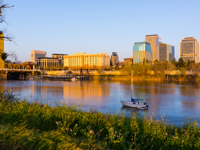 Sacramento, California: The median rent for a one-bedroom apartment in the Sacramento metro area is $1,500.