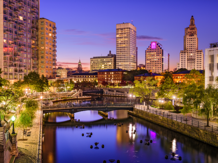 Providence, Rhode Island: The median rent for a one-bedroom apartment in the Providence metro area is $1,405.