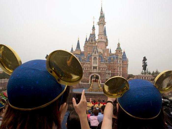 Shanghai Disneyland was also closed due to inclement weather.