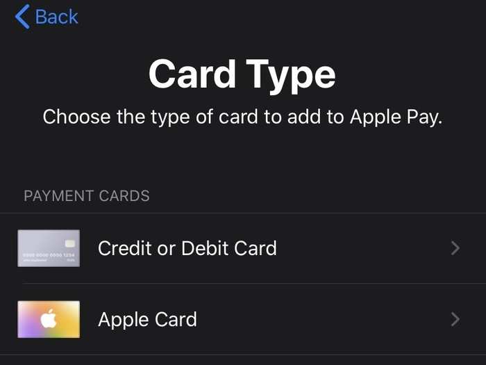 Then, open the Wallet app on your iPhone, tap the option to add a new card, and select Apple Card to get started.