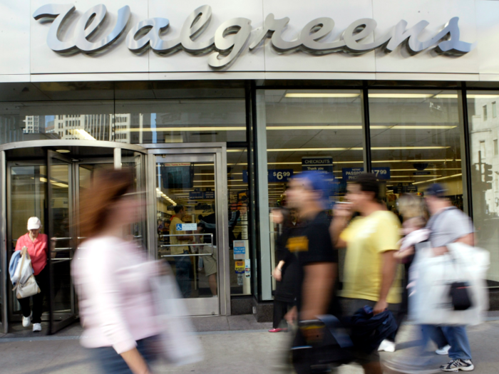 Six million customers visit Walgreens every day, while two million people check out the company