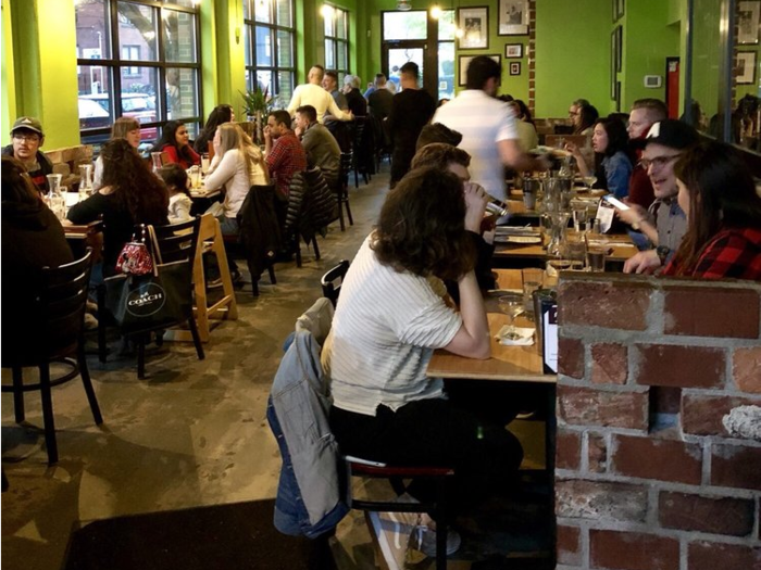 People in Washington spend $2,818 per year, on average, on dining out.
