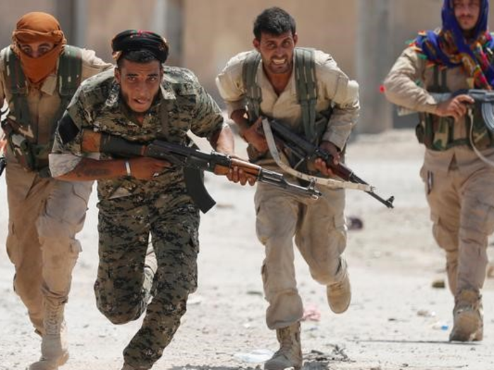 The YPG, or the Kurdish People