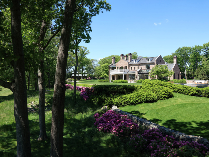 Another view of the sprawling property and where it meets the golf course.