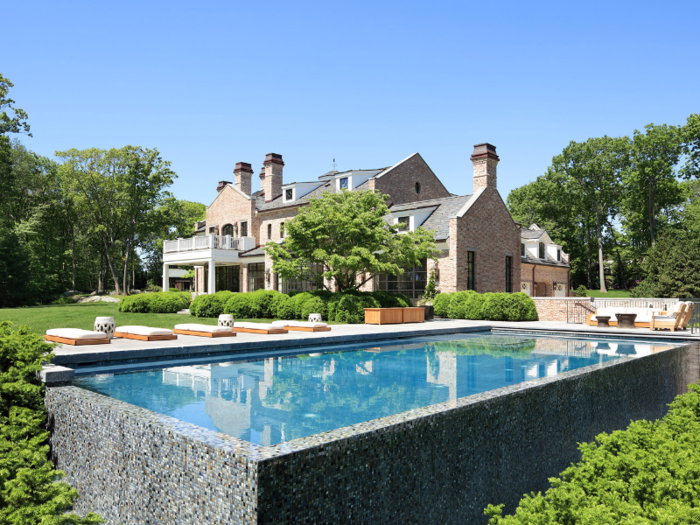 The relaxing, modern pool area.