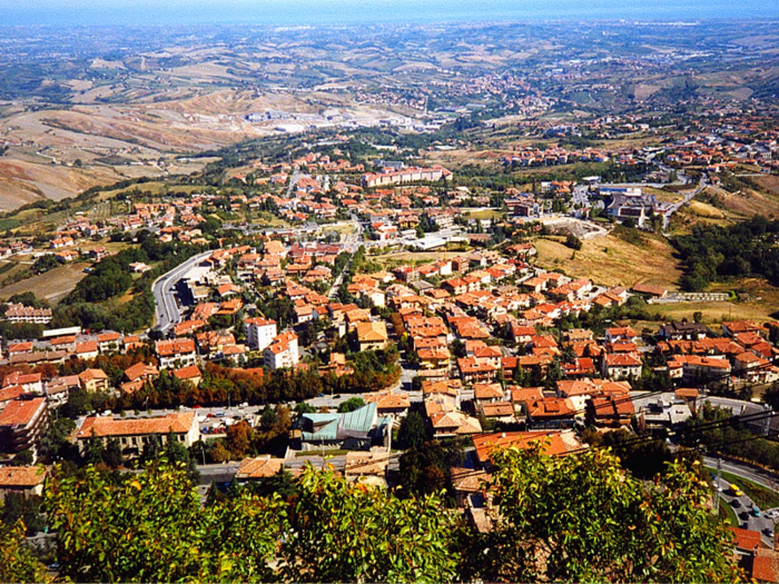 Surrounded by Italy, San Marino is only 24 square miles. It