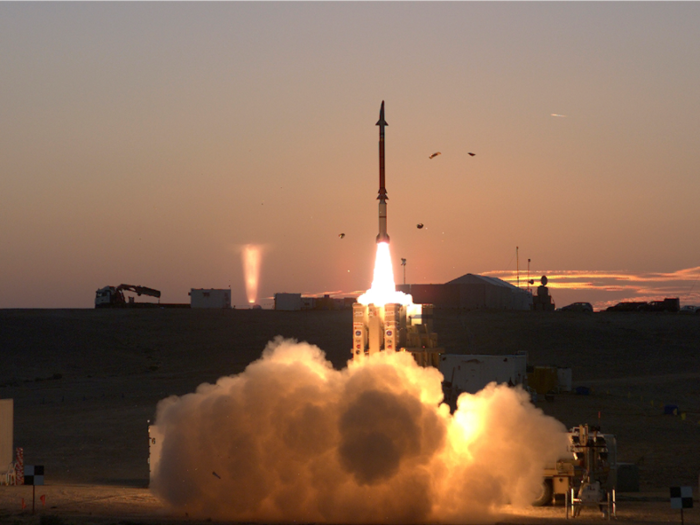 The Iron Dome is used in conjunction with David