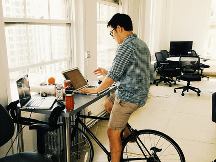 Skip: FitDesk bike desk