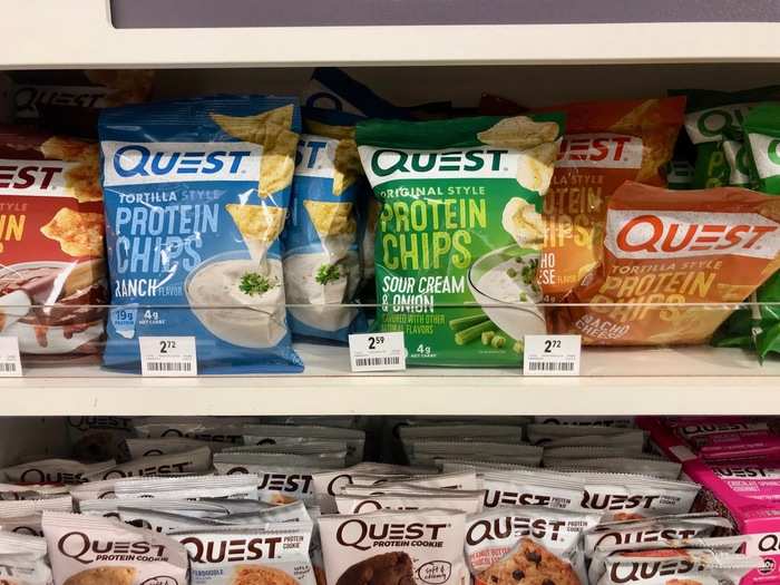 These Quest Protein Chips came in a variety of flavors and were less than $3 a pouch.