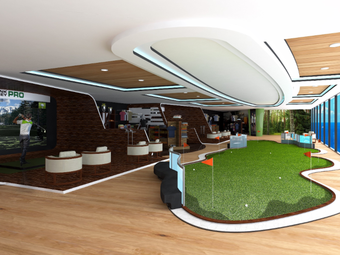 The ship will also have a golf simulator and a putting green.