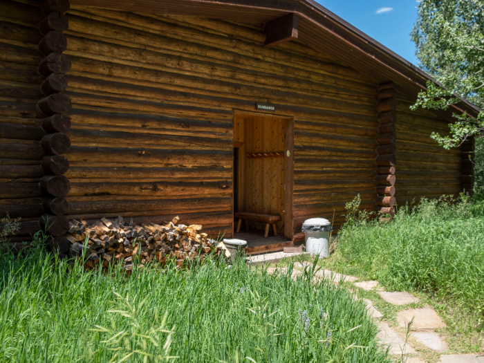 Because I was visiting on a Saturday afternoon right after checkout time, many of the accommodations were being cleaned — but I was still able to take a peek into one of the lodges.