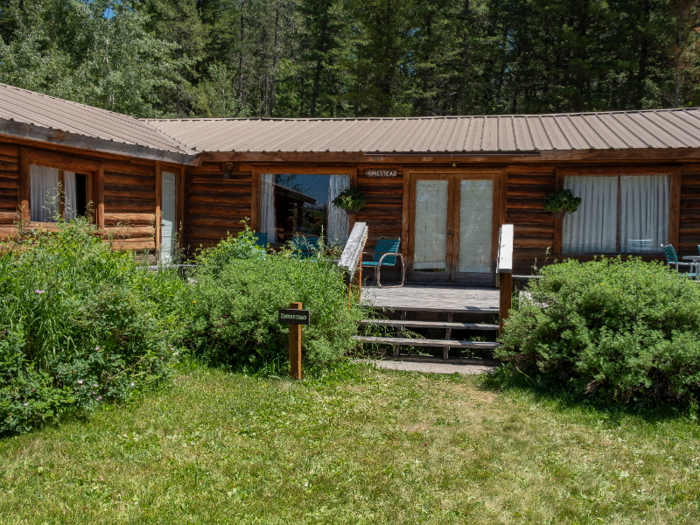 The homestead house was once the ranch