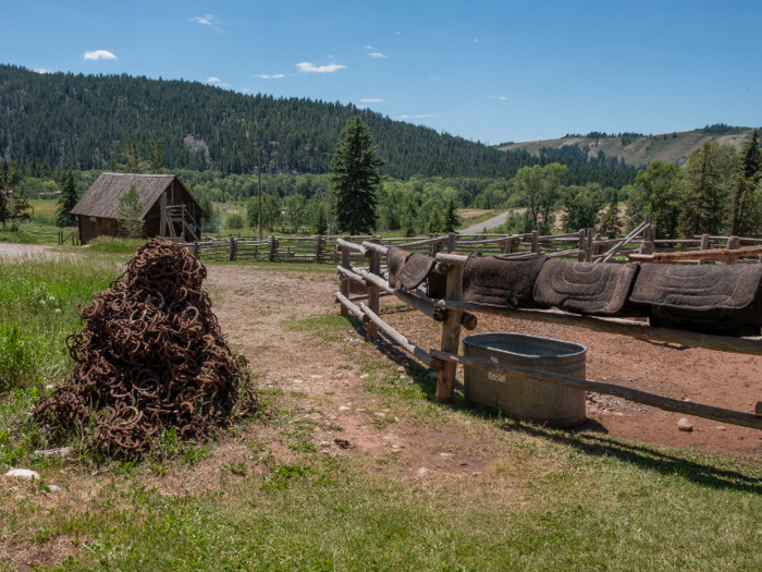 Gros Ventre is a working ranch, and its approximately 27 staff members all live on the ranch.