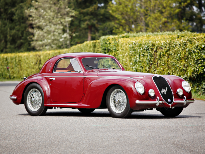 1939 Alfa Romeo Tipo 256 Coupe: $2.75 million to $3.5 million