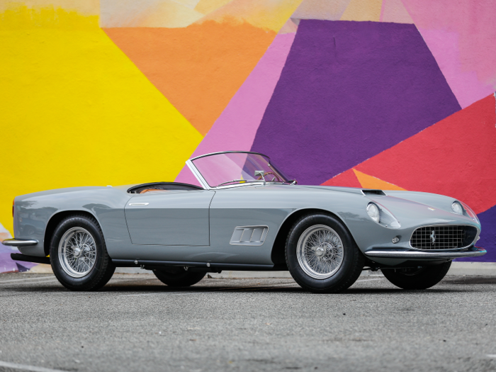 1958 Ferrari 250 GT LWB California Spider: $11 million to $13 million